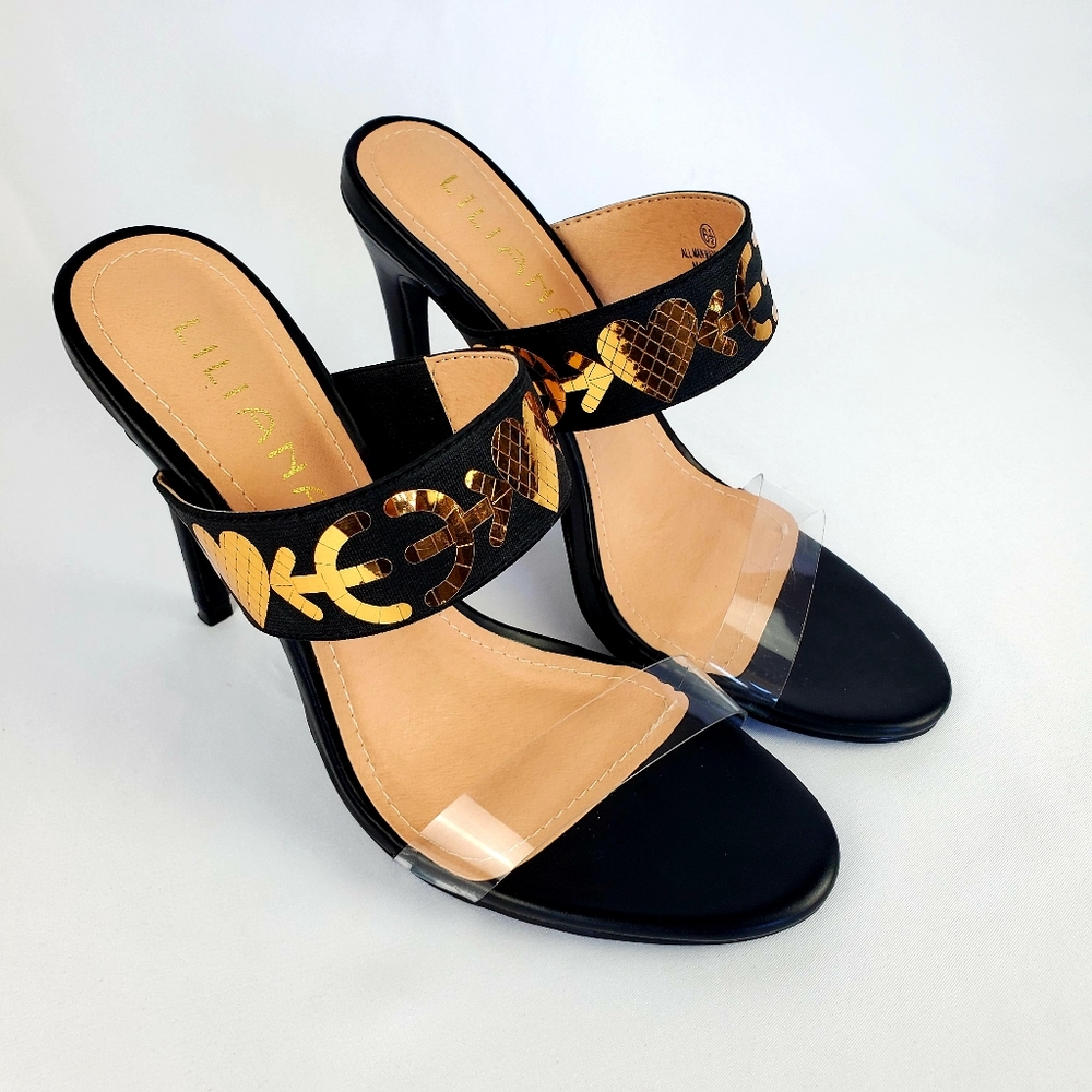 Liliana Heart and Arrow Stiletto Womens size 6.5